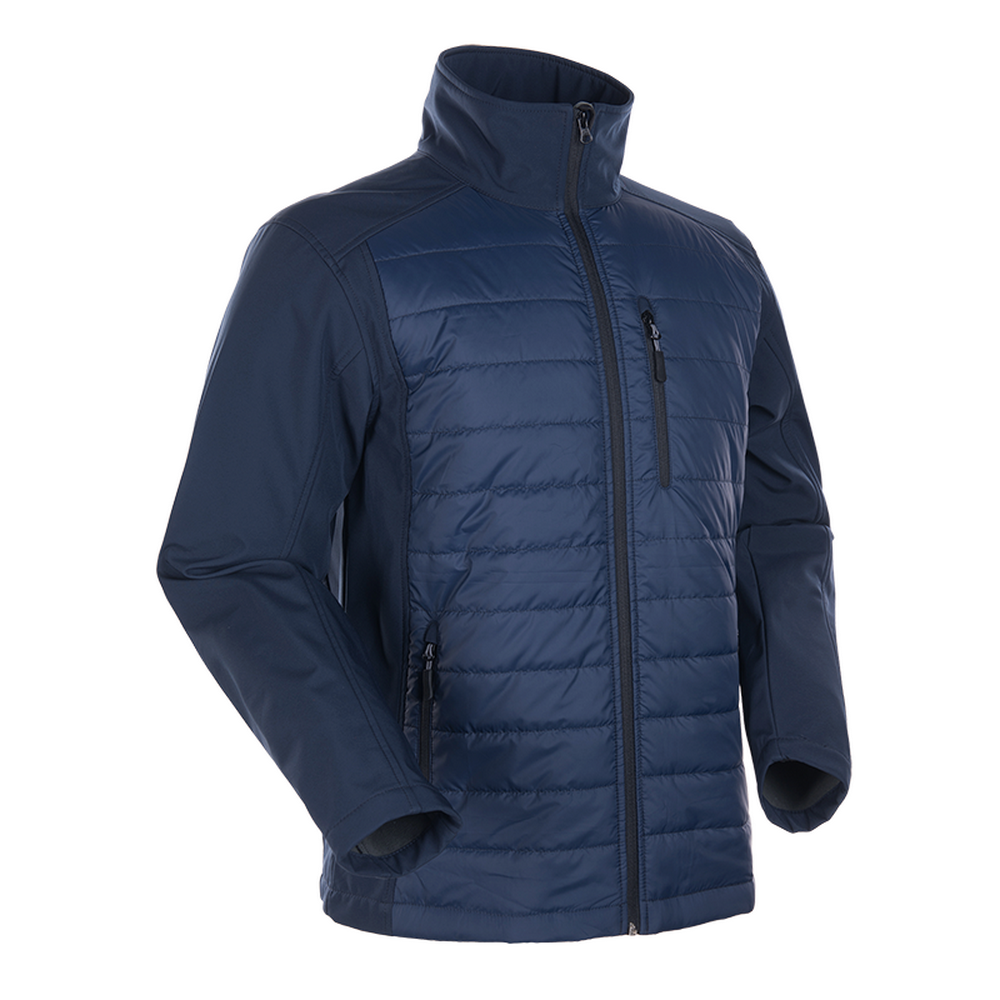 Man's Insulation Jacket with Softshell